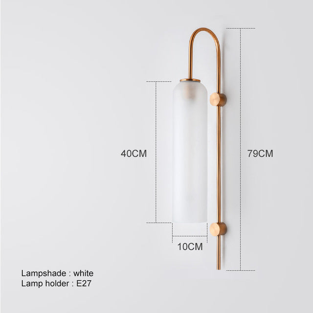LumaGlass Nordic Wall Light With Soft Ambient Glow | Lersk
