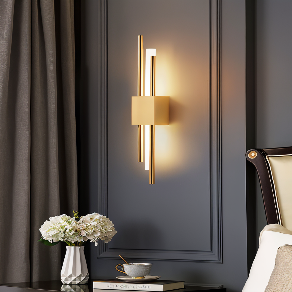 AstraLine Candeeiro de Parede Linear Moderno para Salas de Estar | Lersk