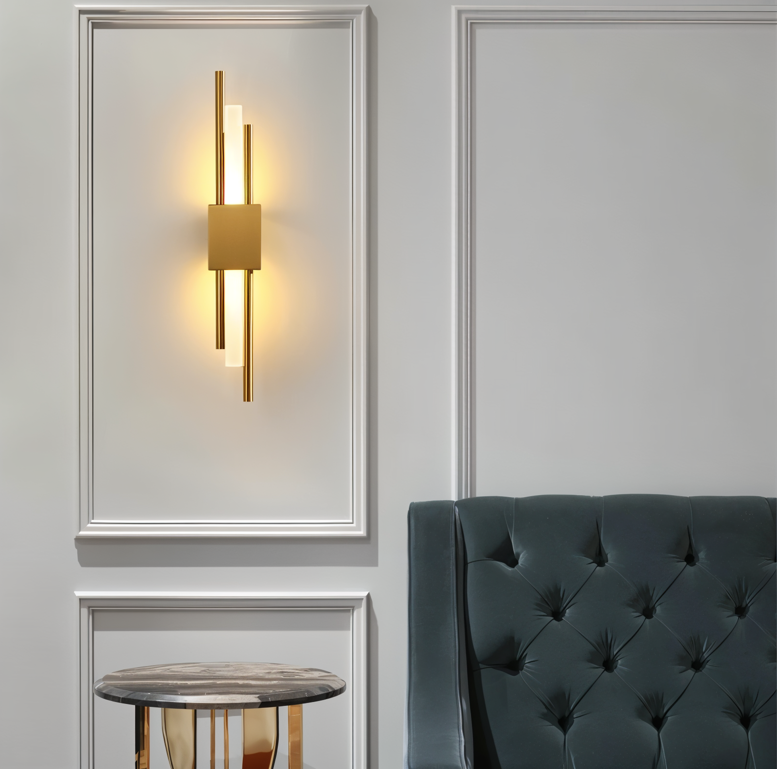 AstraLine Candeeiro de Parede Linear Moderno para Salas de Estar | Lersk