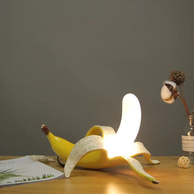 BananaShine Banana Lamp Playful Modern Table Light For Quirky Home Decor | Lersk
