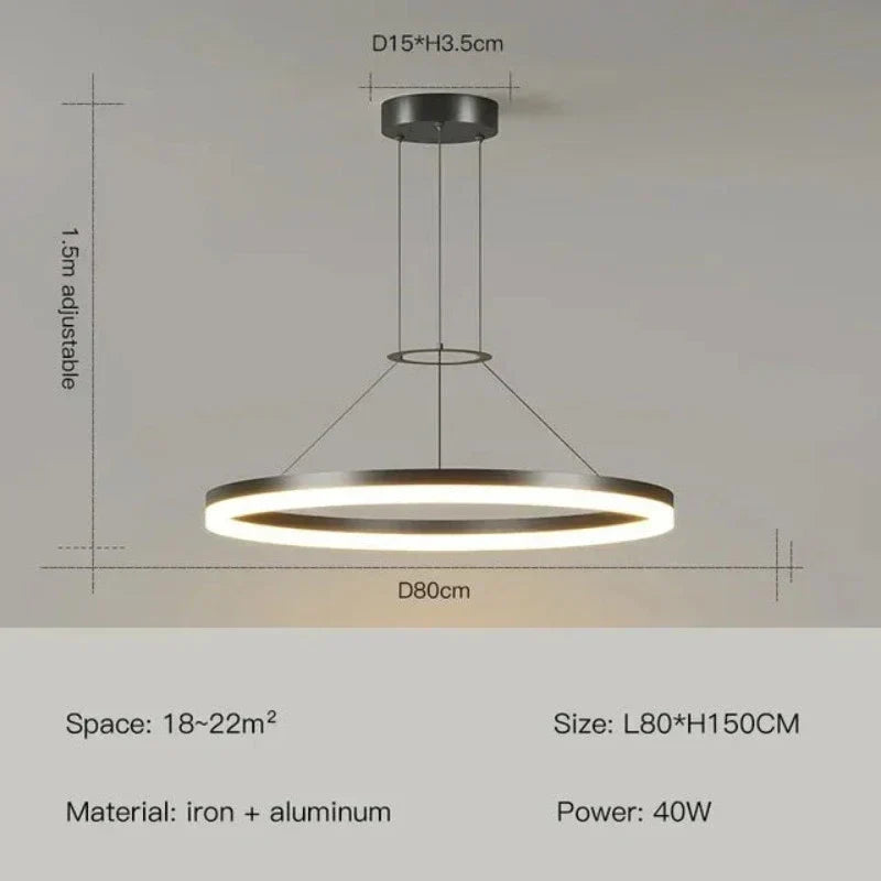 ChicRadiance - Slim hanging lamp | Lersk