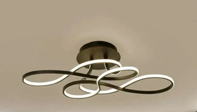 RadiantElegance Modern Ceiling Light For Living Rooms Warm Ambient Glow | Lersk
