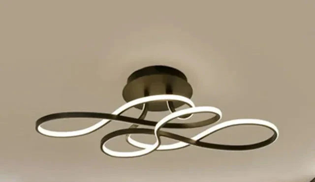 RadiantElegance Modern Ceiling Light For Living Rooms Warm Ambient Glow | Lersk