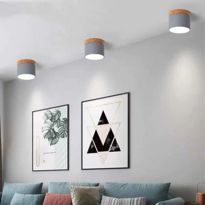 Lunara Nordic LED stropní svítidlo pro chodby a obývací pokoj | Lersk