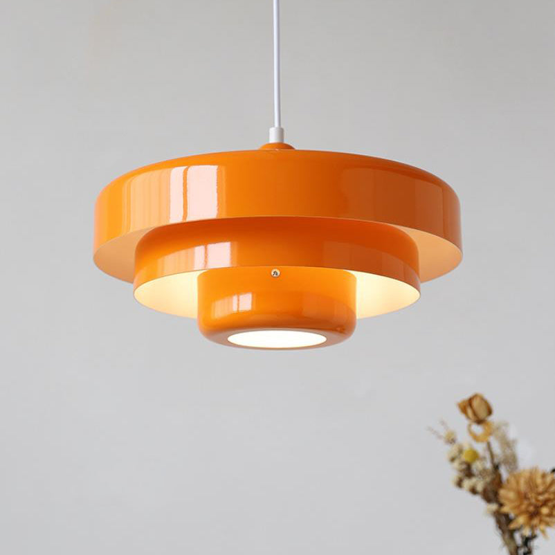 Nordisk inspireret multi-lags metalpendel 21 cm | Lersk