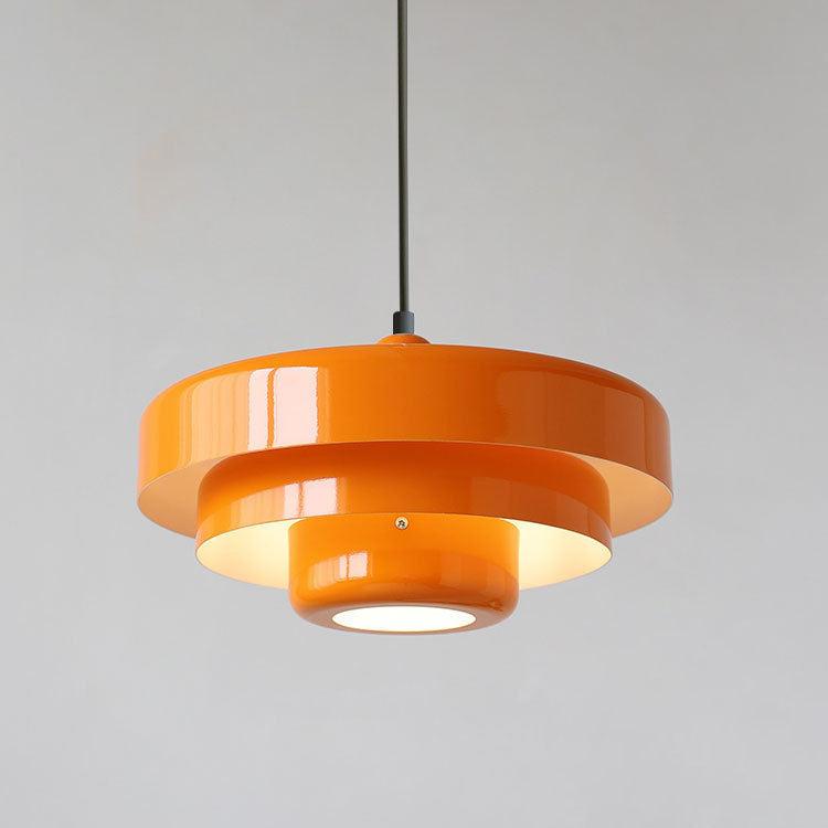 Nordisk inspireret multi-lags metalpendel 21 cm | Lersk