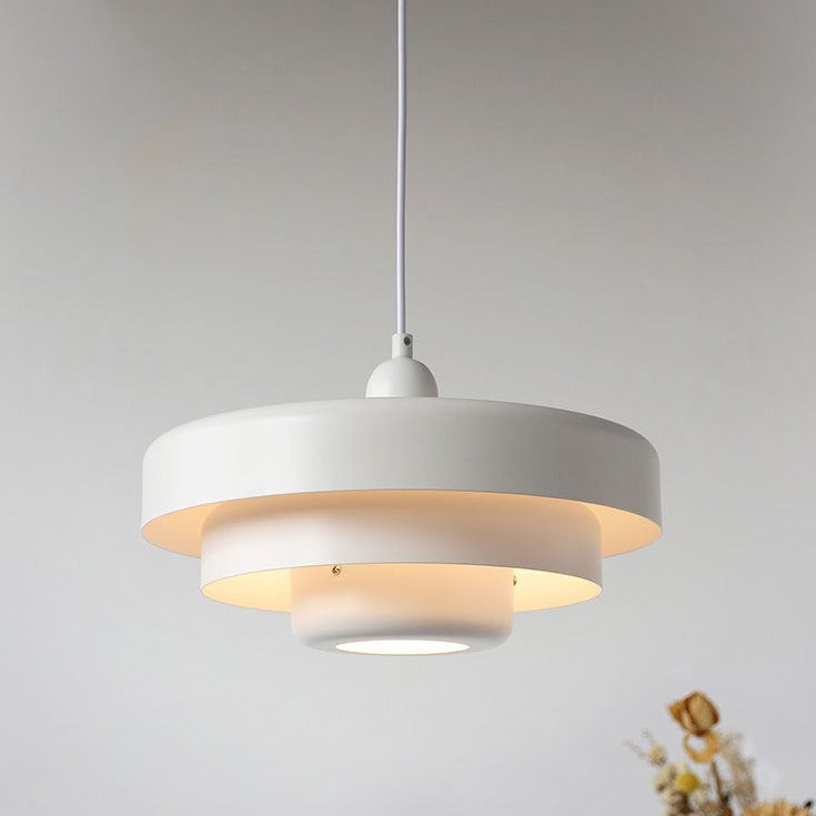 Nordisk inspireret multi-lags metalpendel 21 cm | Lersk