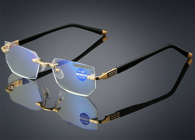 VisionPlus multifokální brýle na čtení bez čar s ochranou proti modrému světlu pro uživatele obrazovek | Lersk