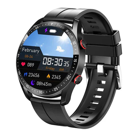 HealthSync Pro chytré hodinky pro sledování zdraví a wellness s měřením hladiny cukru v krvi, srdečního tepu, krevního tlaku a SpO2 | Lersk