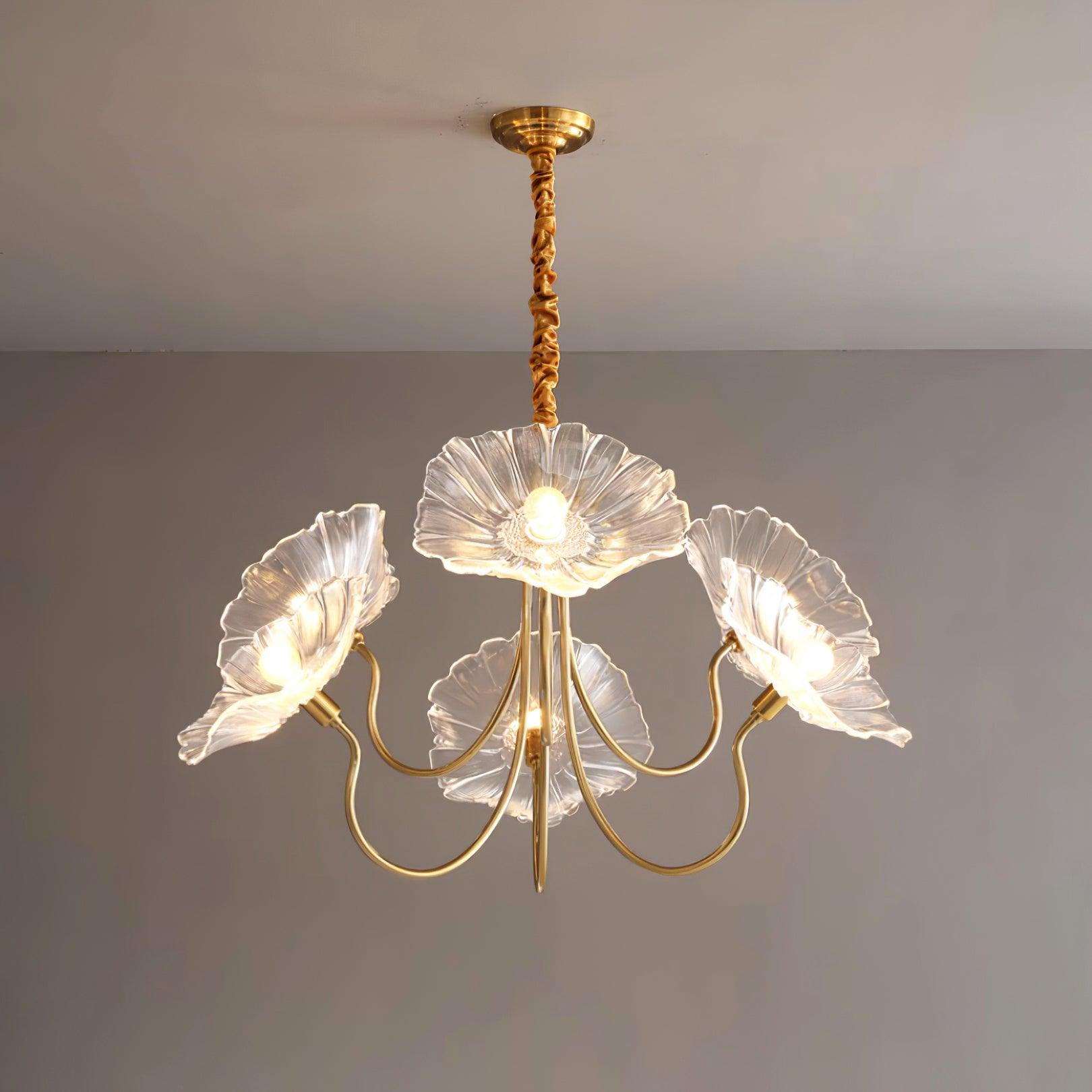 Murano-Glas-Blumen-Kronleuchter Elegantes Sanftes Umgebungslicht Für Moderne Wohnungen | Lersk