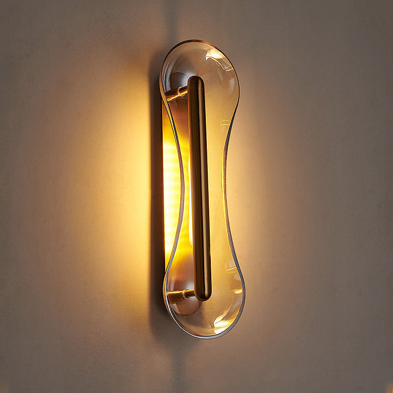Moderní LED nástěnné světlo Dekorativní ambientní nástěnná lampa | Lersk