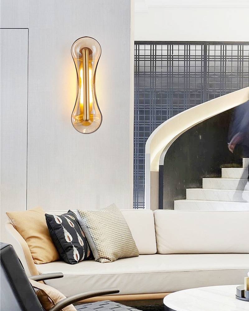Moderní LED nástěnné světlo Dekorativní ambientní nástěnná lampa | Lersk
