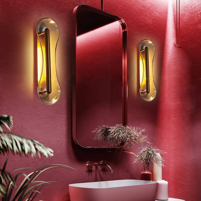 Moderní LED nástěnné světlo Dekorativní ambientní nástěnná lampa | Lersk