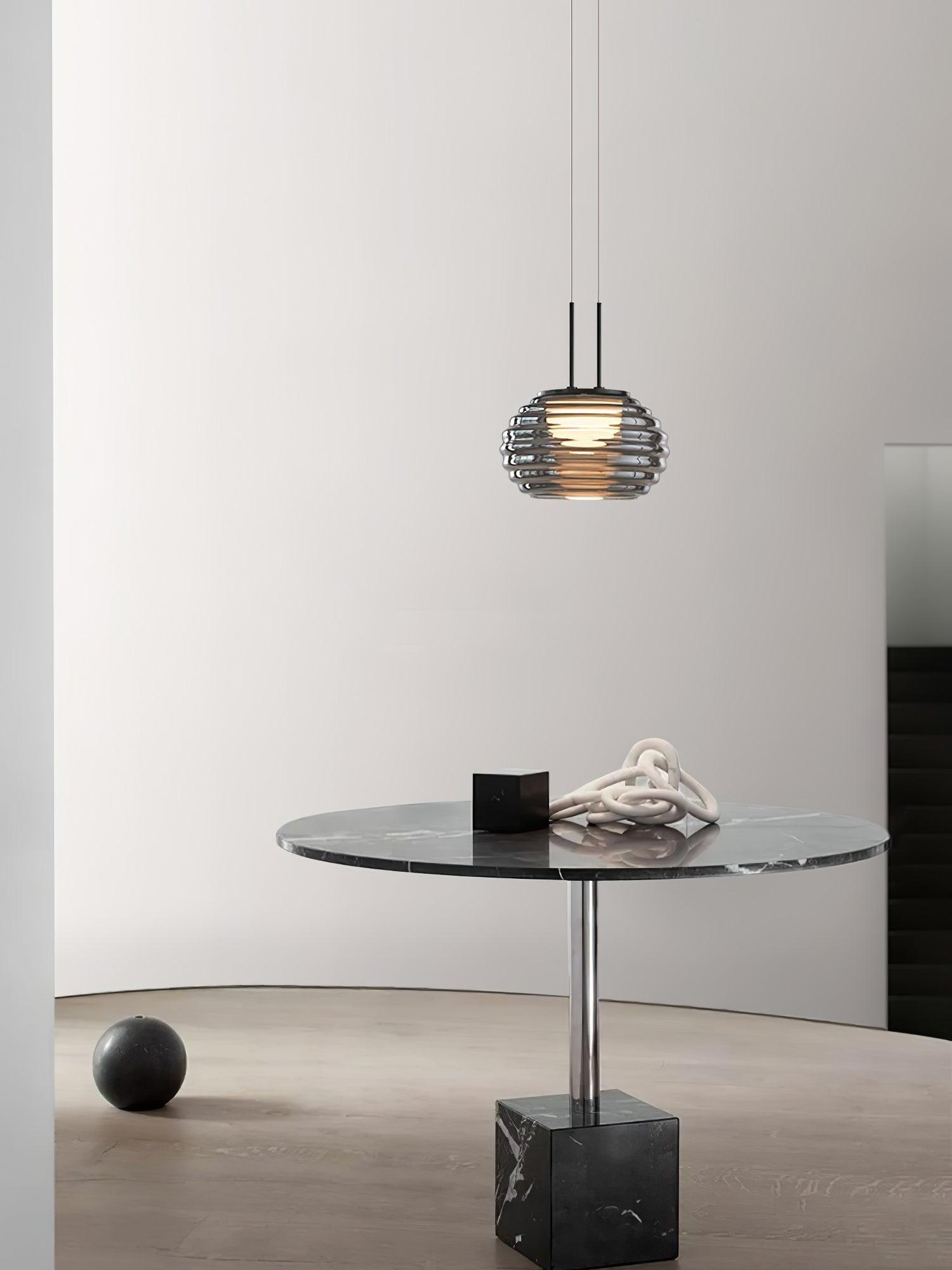 Lampada a sospensione HaloAura con incantevole effetto alone luminoso | Lersk