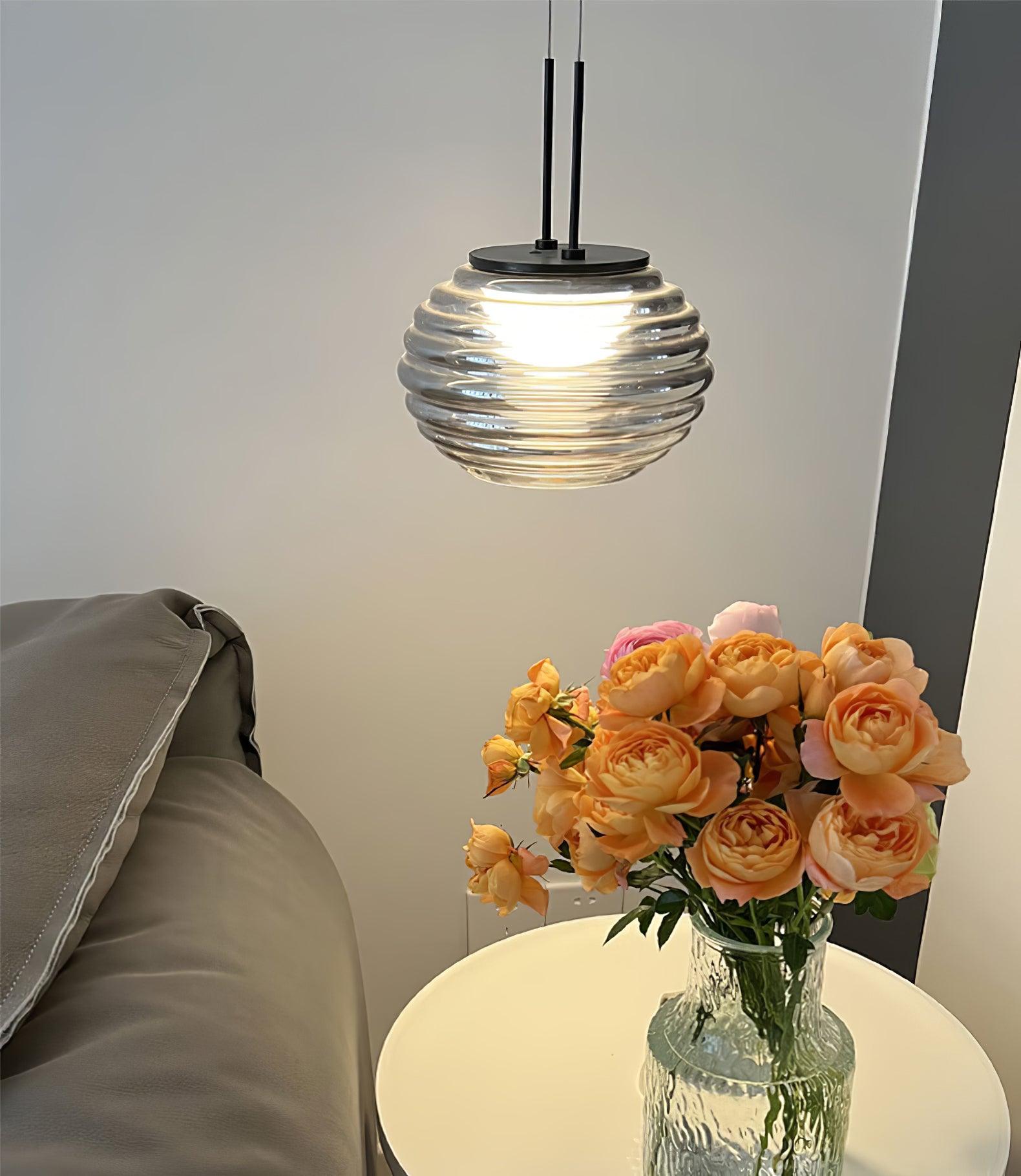 Lampada a sospensione HaloAura con incantevole effetto alone luminoso | Lersk