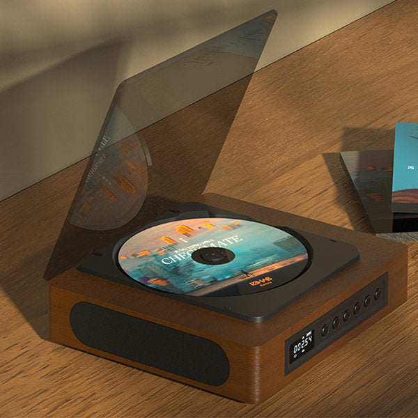 NovaRetro Vintage Bluetooth cd-speler met USB-C-poort | Lersk