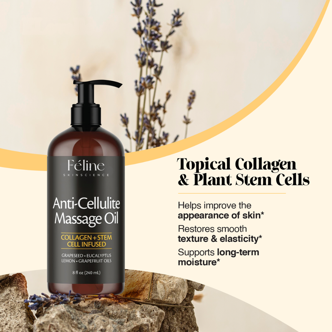 Anti-Cellulite-Massageöl – Fettabbau- und Hautglättungsformel | Lersk