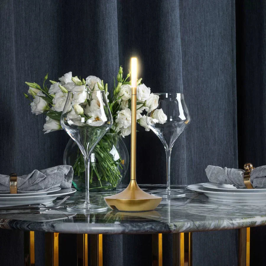 Nordic Candlestick Light Elegant Slim Silhouette With Subtle Sheen For Modern Homes | Lersk
