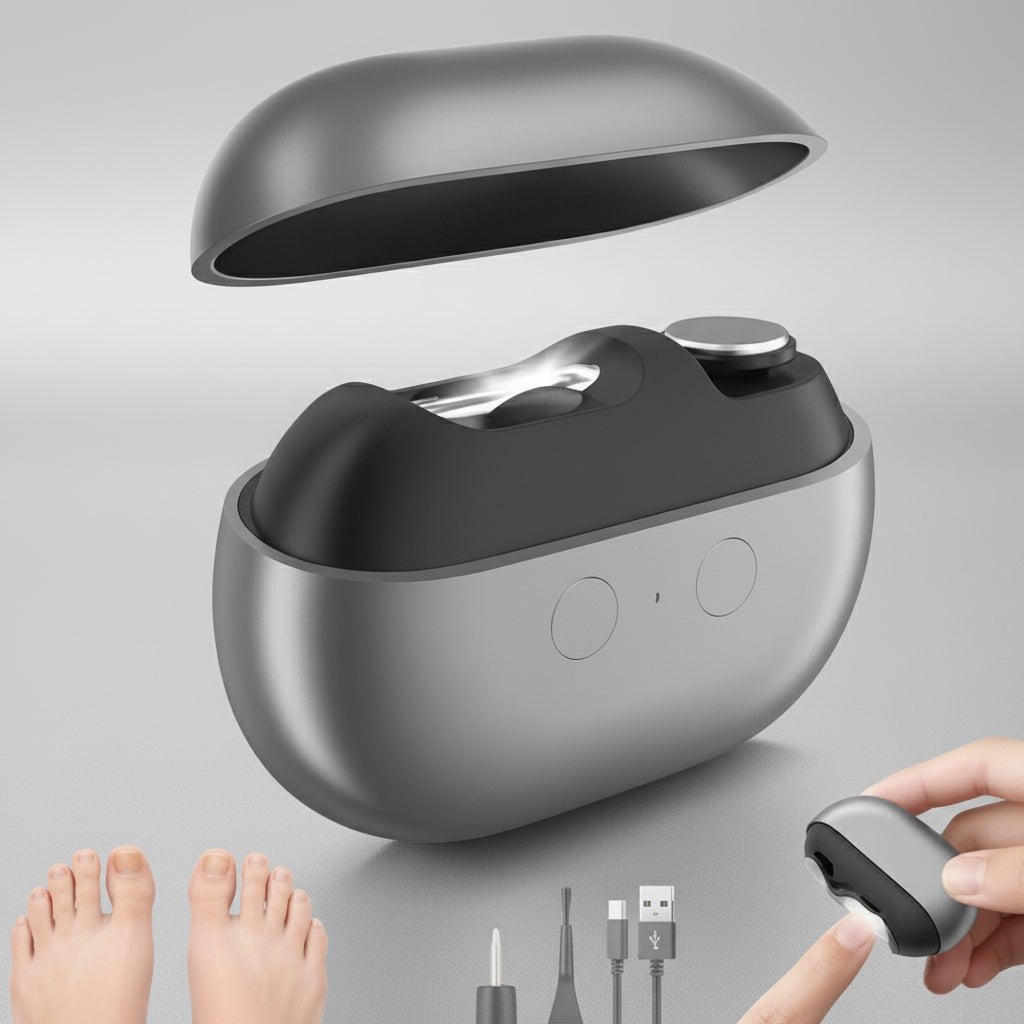 Electric Nail Clipper With LED Light And Smart Toenail Trimmer | Lersk