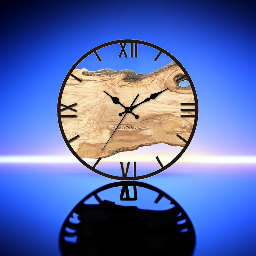 AstraLume Transparent Wall Clock In Minimalist Modern Decor | Lersk