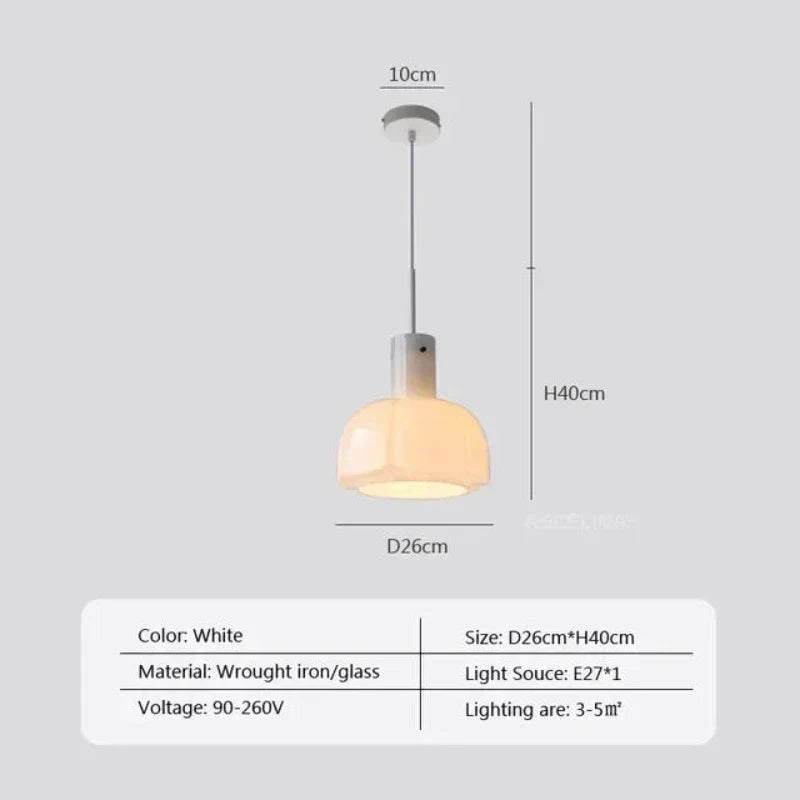 Lampada a sospensione in vetro Eldrida per decorazioni d'interni senza tempo | Lersk