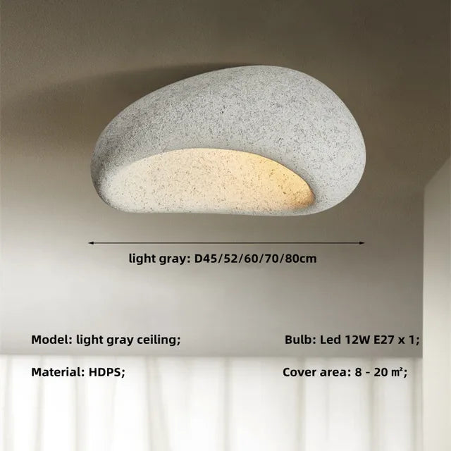 Kairoa Ceiling Light Japanese Inspired Wabi Sabi Glow With Ambient Light | Lersk