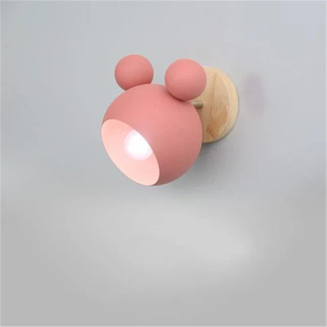 MickeyGlo Dětská nástěnná lampa Mickey Mouse s jemným světlem | Lersk