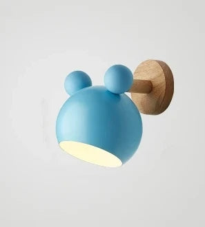 MickeyGlo Dětská nástěnná lampa Mickey Mouse s jemným světlem | Lersk