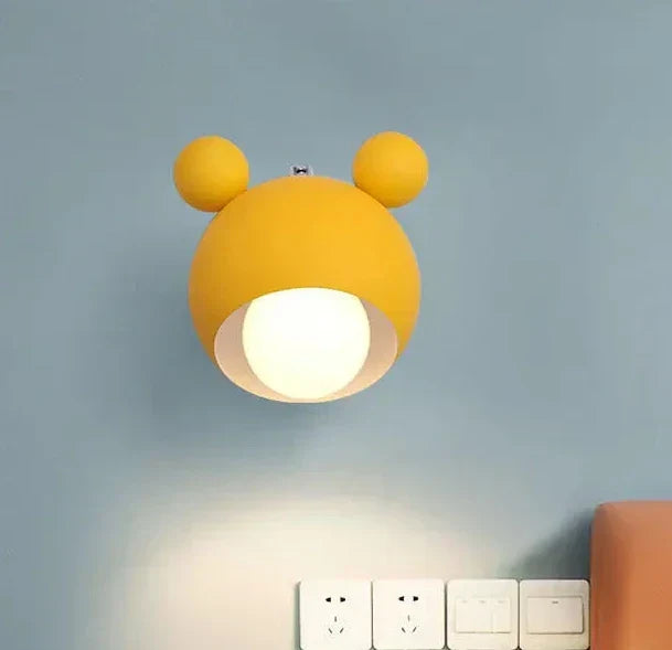 MickeyGlo Dětská nástěnná lampa Mickey Mouse s jemným světlem | Lersk