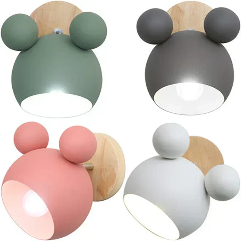 MickeyGlo Dětská nástěnná lampa Mickey Mouse s jemným světlem | Lersk
