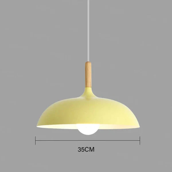 NordicOak Ceiling Lamp Modern Scandinavian LED Lighting For Modern Homes | Lersk