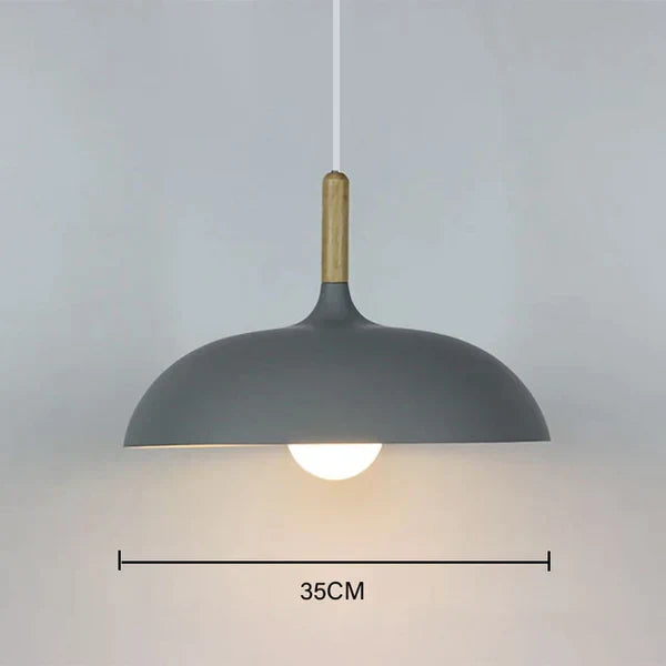 NordicOak Ceiling Lamp Modern Scandinavian LED Lighting For Modern Homes | Lersk