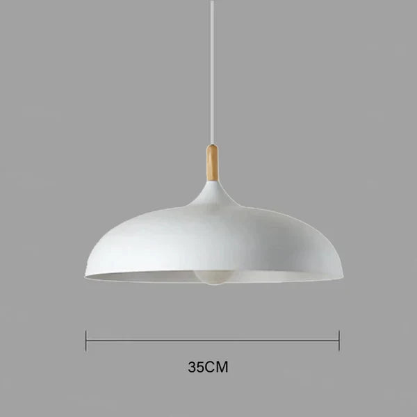 NordicOak Ceiling Lamp Modern Scandinavian LED Lighting For Modern Homes | Lersk