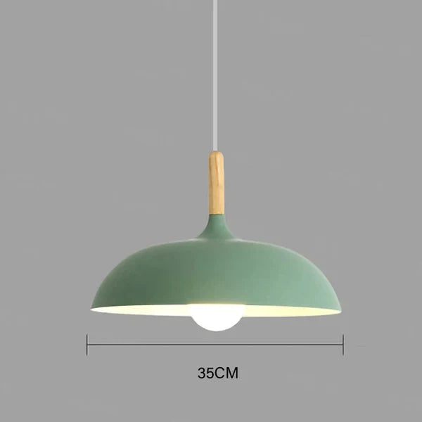 NordicOak Ceiling Lamp Modern Scandinavian LED Lighting For Modern Homes | Lersk