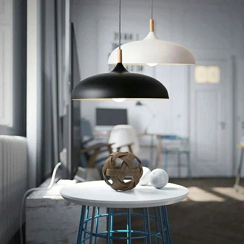 NordicOak Ceiling Lamp Modern Scandinavian LED Lighting For Modern Homes | Lersk