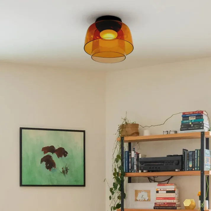 Lumenweave Nordic Ceiling Light With Handcrafted Glass Shade | Lersk