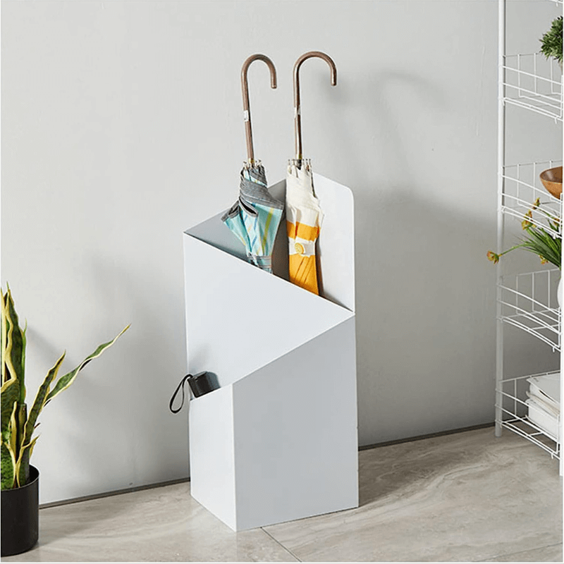 DripFrame Umbrella Stand With Drip Tray Scandinavian Minimalist Metal Umbrella Holder | Lersk