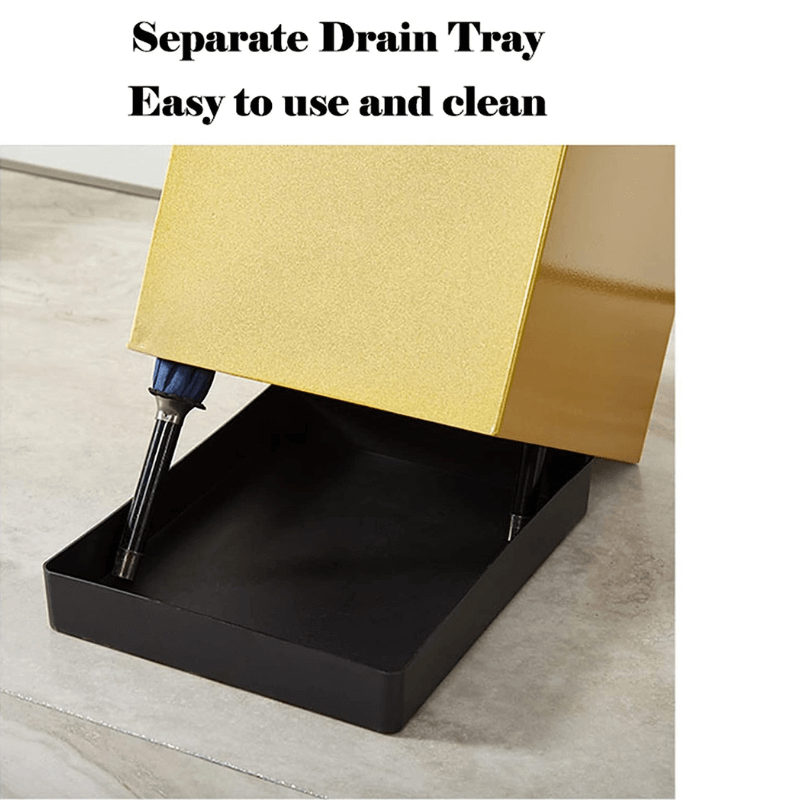 DripFrame Umbrella Stand With Drip Tray Scandinavian Minimalist Metal Umbrella Holder | Lersk