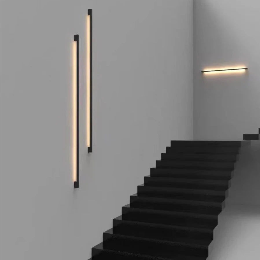 LumaNest Elegantní minimalistické ombré nástěnné svítidla pro moderní interiéry | Lersk
