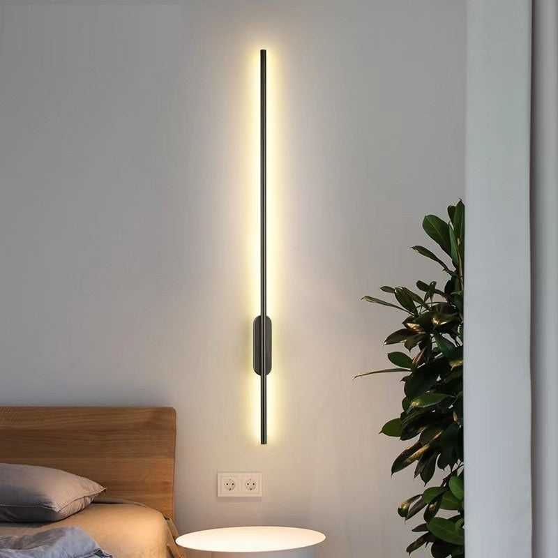 NordicAura Stylové minimalistické LED nástěnné svítidlo pro moderní prostory | Lersk