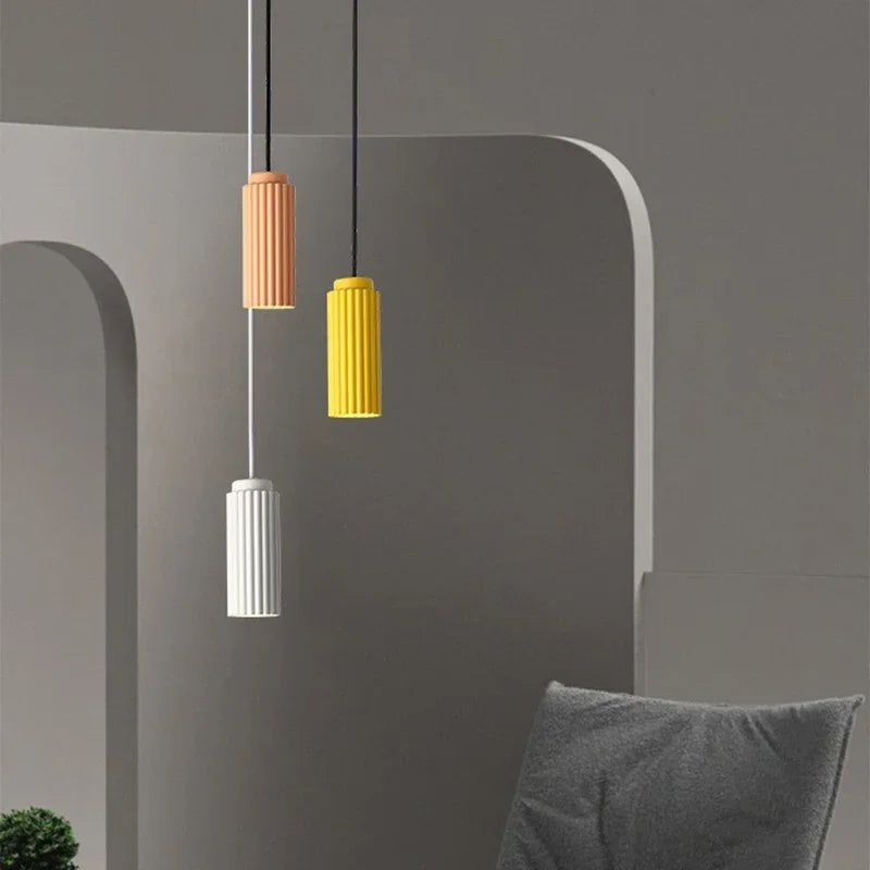 Virello Nordic Ribbed Pendant Light for Kitchens and Dining Areas | Lersk
