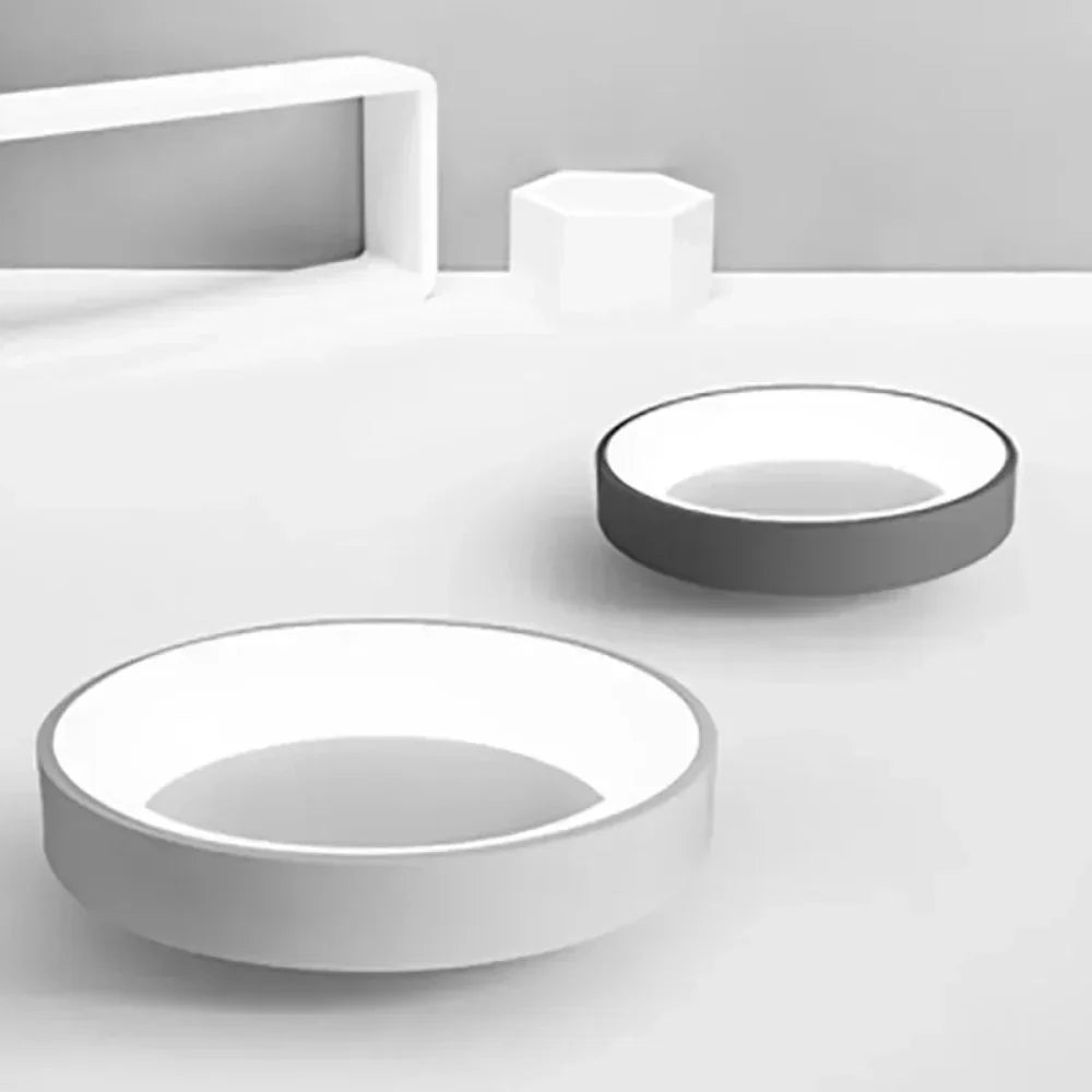 Plafoniera LED rotonda Nordic con telecomando per case moderne a risparmio energetico | Lersk