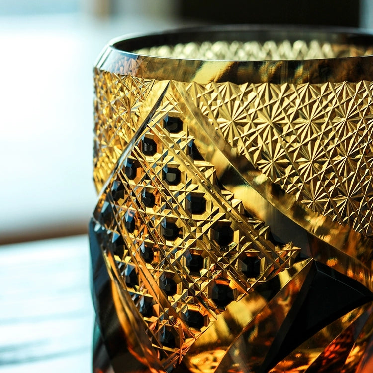 Kirei | Bicchiere da Whisky Dark Knight artigianale con scatola in legno | Lersk