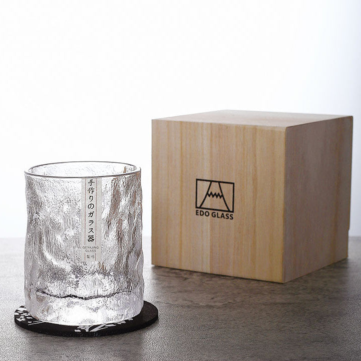 Astraeon Glacier Whiskyglas Edo Kiriko Håndskåret Glasværk | Lersk