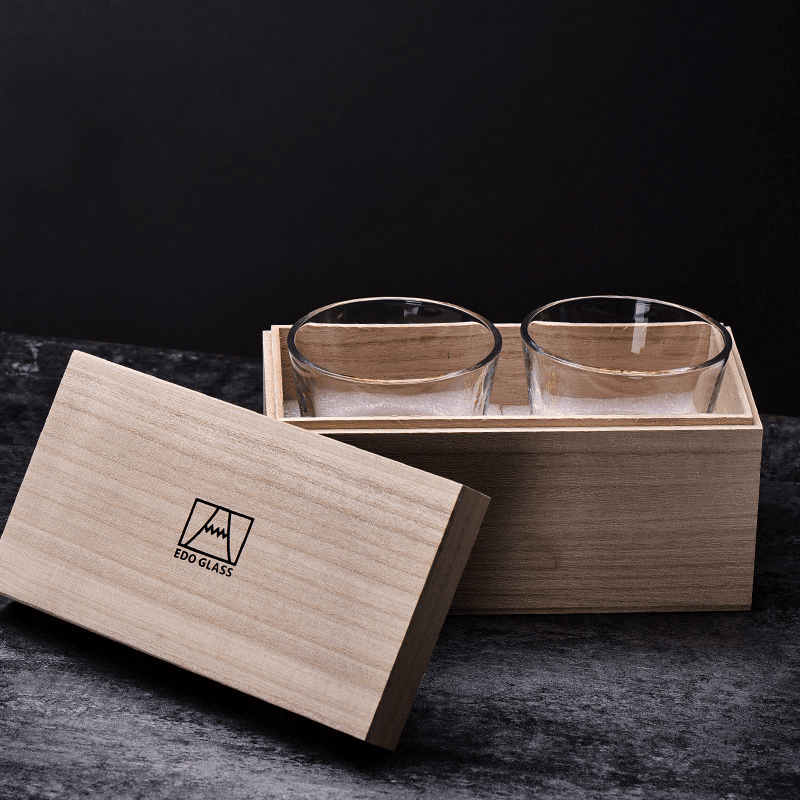 Sada ručně vyráběných whisky sklenic Hikari Kiriko od Chamvin Edo Craft | Lersk