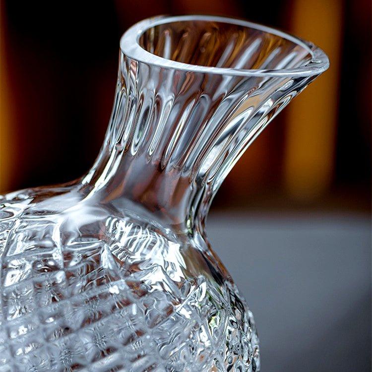 Decanter per vino in cristallo soffiato a mano Aurelia con rotazione a 360 gradi | Lersk