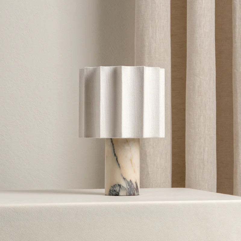 Nowoczesna marmurowa lampa stołowa do eleganckiego oświetlenia dekoracyjnego | Lersk