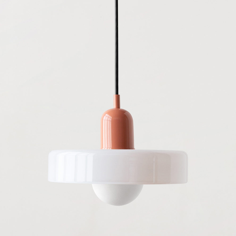 Liora Bauhaus Colored Glass Pendant Light With Adjustable Height | Lersk
