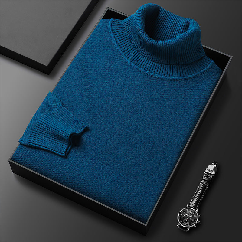 Maglione a collo alto Elorien Luxe in cashmere e cotone per uomo | Lersk