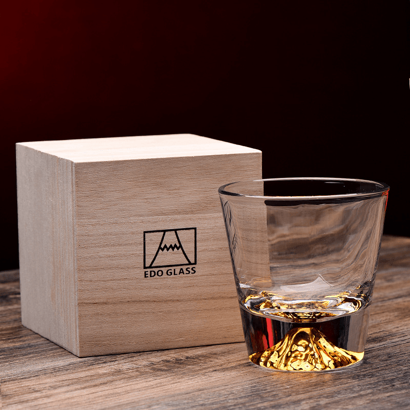 Sada ručně vyráběných whisky sklenic Hikari Kiriko od Chamvin Edo Craft | Lersk